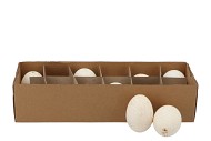 EGGS TURKEY EMPTY SET OF 12