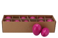 EGGS GANZEN FUCHSIA PER 12 6X8CM