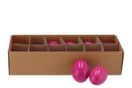 EGGS CHICKEN FUCHSIA 5X6CM SET OF 12