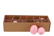 EGGS CHICKEN LIGHT PINK 5X6CM SET OF 12