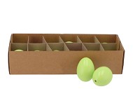 EGGS CHICKEN LIGHT GREEN 5X6CM SET OF 12