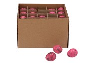 EGGS QUAIL FUCHSIA 2.5X3.5CM SET OF 60