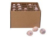 EGGS QUAIL LIGHT PINK 2.5X3.5CM SET OF 60