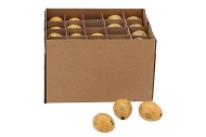 EGGS QUAIL APRICOT 2.5X3.5CM SET OF 60