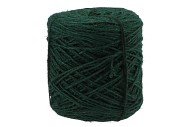 BAND JUTE KORDEL DUNKELGRÜN 3.5MM PRO 1 KILO