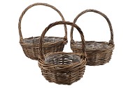 ROTAN HENKELKORB 45X18CM (+HENKEL 50CM) 3-TEILIG