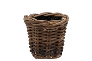 RATTAN BASKET POT 17X15CM NM