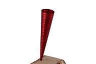 TEA LIGHT CONE RED 4X20CM