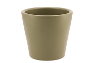 VINCI ARMY GREEN CONTAINER POT 15X13CM