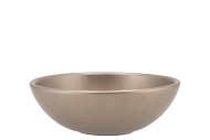 VINCI CHAMPAGNE BOWL LOW SPHERE SHADED 20X7CM