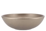 VINCI CHAMPAGNE BOWL LOW SPHERE SHADED 30X9CM