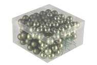 GLASS BALL GRANITE GREEN 25MM P/144