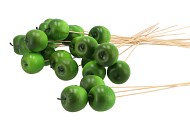 PICK APPEL GREEN 6+50CM STICK P/25