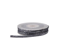 RIBBON SPARK WOVEN 84 ANTRACIET 15MX6MM NM