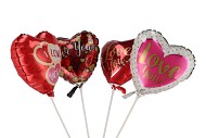 PICK BALLOON 18CM LOVE ASSORTI  'D' P/1