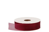 RIBBON ORGANZA 25 BORDEAUX 50MX7MM NM