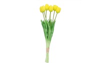 SILK TULIP 7X YELLOW 43CM NM