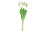 SILK TULIP 7X WHITE 43CM NM