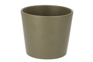 CERAMIC CAPERS GREEN POT 15CM