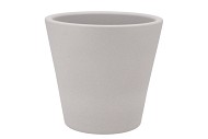 VINCI MATT GREY CONTAINER POT 24X22CM NM