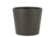 CERAMIC DARK GREEN POT 13CM