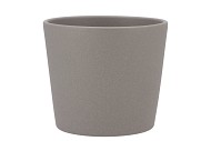 CERAMIC GREY POT 15CM