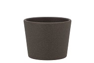 CERAMIC DARK GREY POT 11CM