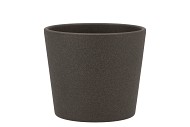 CERAMIC DARK GREY POT 13CM