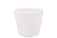 VINCI MATT WHITE CONTAINER POT 12X10CM NM