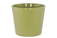 CERAMIC AMAZONE GREEN POT 15CM