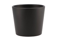 CERAMIC ANTHRACITE MATT POT 13CM