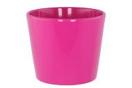 CERAMIC PINK SHINY POT 15CM NM