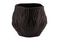 MULTAN BLACK POT 23X19CM