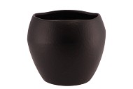 AMARAH BLACK POT BOULE 23X20CM