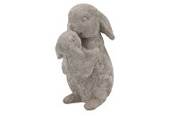 EASTER RABBIT STONE HUGGING 17X12X25CM