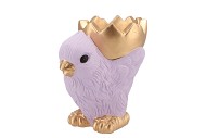 EASTER CHICKEN-BOWL LILA 19X12X19CM NM