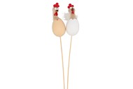 EASTER STICK FLUFFY CHICKEN NATURAL ASS P/1 50X4CM