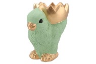 EASTER CHICKEN-BOWL LIGHT GREEN 22X15X22CM NM