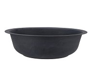 ZINC BOWL MATT BLACK 36X11CM