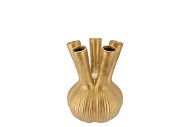 AGLIO STRAIGHT GOLD VASE 13X13X17CM NM