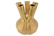 AGLIO STRAIGHT GOLD VASE 26X26X35CM NM