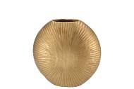 JADA GOLD OVAL VASE 23X7CM NM