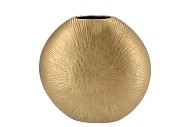 JADA GOLD OVAL VASE 31X9CM NM