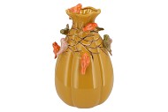 BIRD VASE OCHER 22X25X37CM NM