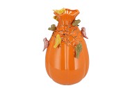 BIRD VASE COGNAC 18X18X28CM NM