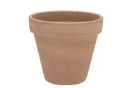 TERRACOTTA CHOCO POT GREY D17XH15CM