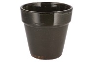 EBBI MOSS BLACK POT GLAZE 25X25CM