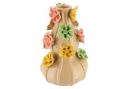 FLOWER SAND VASE BUBBELS 19X31CM NM