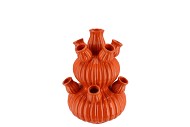 AMSTERDAM ORANGE TULIP VASE BUBBLES 20X30CM NM