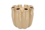 LUNA SAND TUBE VASE 19X19CM NM